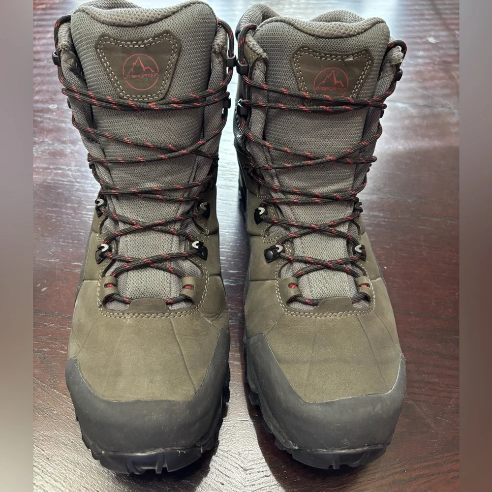 La Sportiva Nucleo High II GTX Boots Men's 12 Carbon Green Hiking Outdoor - Picture 1 of 9